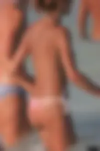 Beach voyeur babes in bikinis, thongs and topless