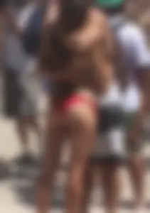 Candid beach and bikini babes