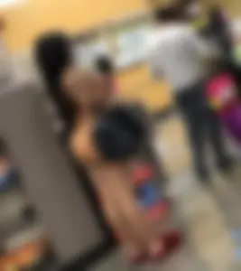 Latina with hard nipples and a big booty in tight spandex shorts outfit