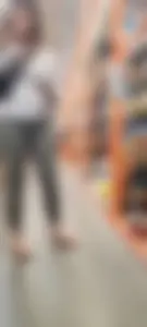 Home depot milf- pokies, leggings, and flip flops