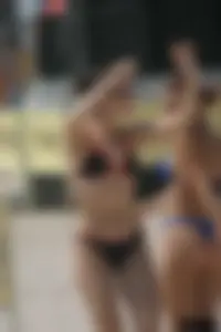 Beach voyeur girls in bikinis, thongs and topless