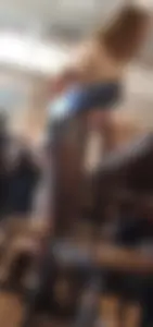 Sexy cowgirls in jean shorts sharing a meal (bonus waitress)