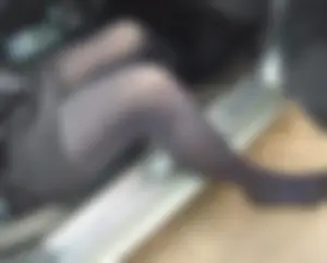 Coworker in skirts and pantyhose