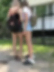 Couple of skinny teens