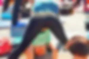 Candid yoga girls