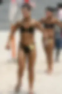 Boryeong Mud Fest 2008 girls mostly in bikinis
