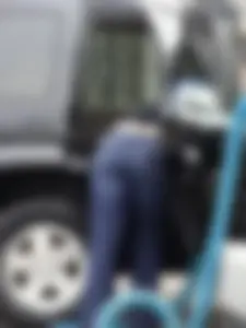 Girls cleaning their cars in jeans and pants