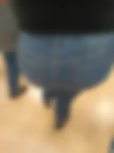FAT A$$ BOOTY LATINA waiting in line
