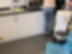 A Nice Flat But Chunky Booty in Tight Jeans, Home Candid Creepshot in the Kitchen