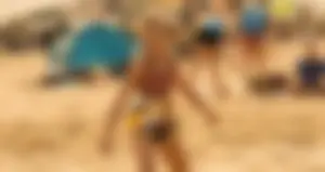 Beach volleyball babes in bikinis