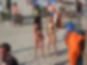 Mix of candid girls at the beach and in bikinis