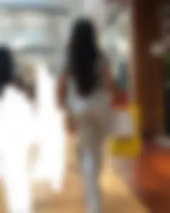Crazy duo in legging flares