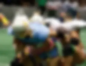Sexy female football players with hot bodies