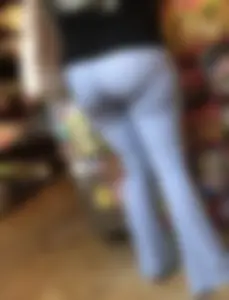 Bell bottom yoga pants duo!