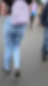 Tight Blue clear jean