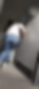 Thick butt in jeans