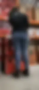 Girl fills her jeans at HD