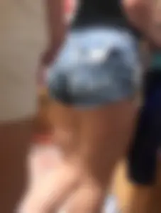 Gift shop asses in short shorts