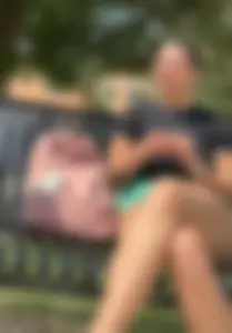 THICC thighs glisten over college girl’s legs