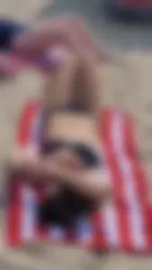 Cheeky ass captured in bikini bottoms (OC)