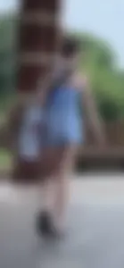 Sexy blonde with nice legs and nice ass (OC)