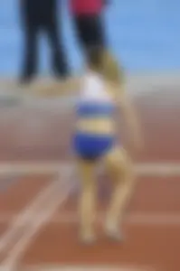 Candid track and field girls