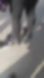 Girl wearing a black skirt over her leggings