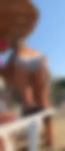 Sexy girl in bikini on the beach