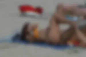 Sexy mature girls on Vilanova topless beach