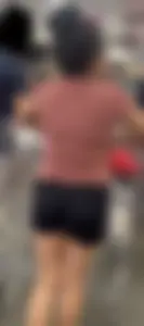 Slim Thick Latina In Tight Shorts