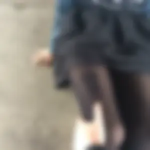 Teen JB with Skinny Legs in Black Skirt and Pantyhose