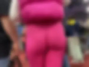 Slim Fit PAWG MILF Round Pear Bubble Butt in Hot Pink NVGTN