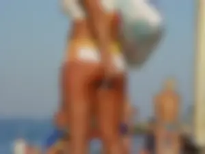 Sexy beach and bikini girls