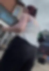 Windswept Smiley Women With Dyed Hair (Face Shots + Ass)