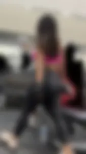 Great bubbly ass @ the gym