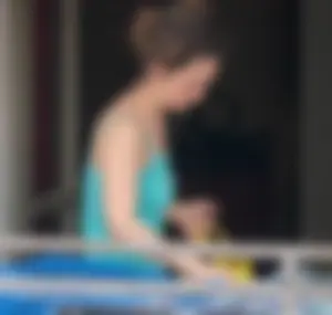 Hot milf next door hanging panties, showing pokies and wearing underwear