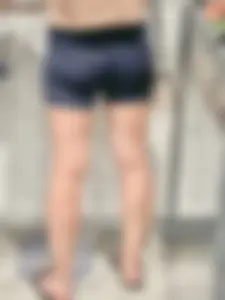 Hot Candid Butt in Spandex Shorts And Nice Legs Creepshots