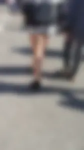 Tight shorts on this teen at the carnival