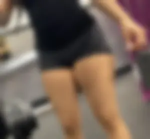 Thick thighs are busting out the shorts