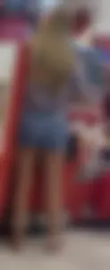 Four college teens in short shorts