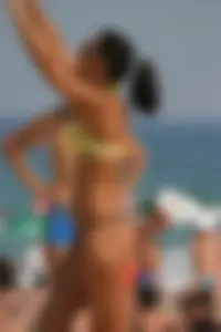 Sexy beach and bikini girls