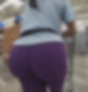 Latina BBL In Purple Leggings