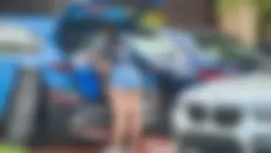 Neighbors PHAT ASS  in shorts