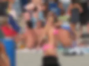 Mix of candid girls at the beach and in bikinis