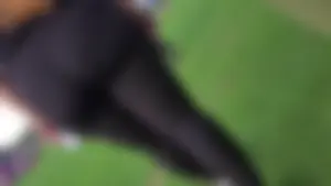 Big ass in black leggings
