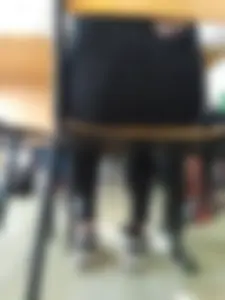 Candid college girl's legs