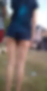 Rock Festival Sexy Candid Perfect Hot Legs