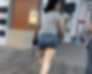 Pawg in blue with beautiful booty jiggle (OC)