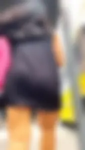 Bouncing ass on black dress (OC)