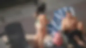 Mexican with fat ass and nice tits in a small bikini